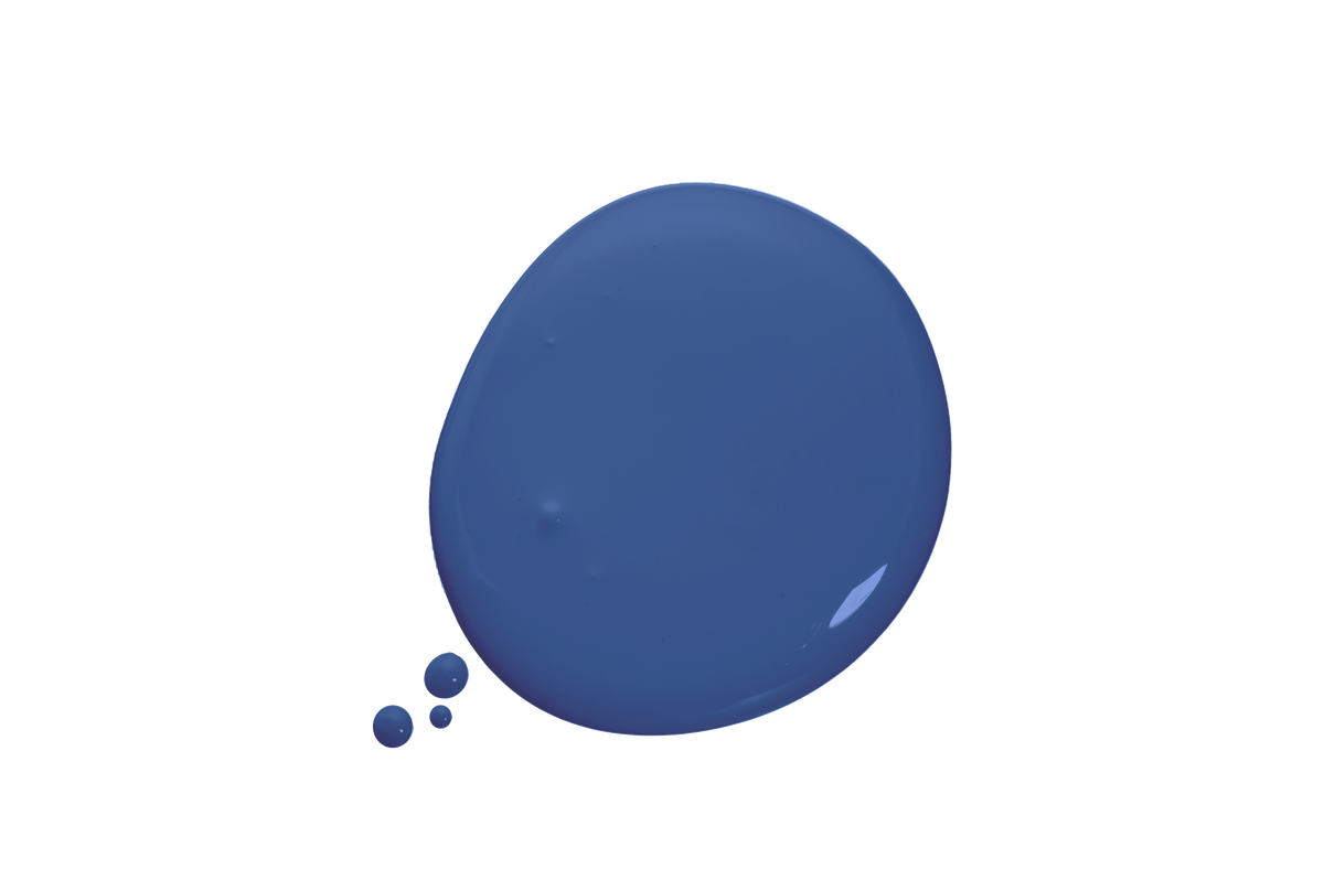 Blob of Cobalt paint