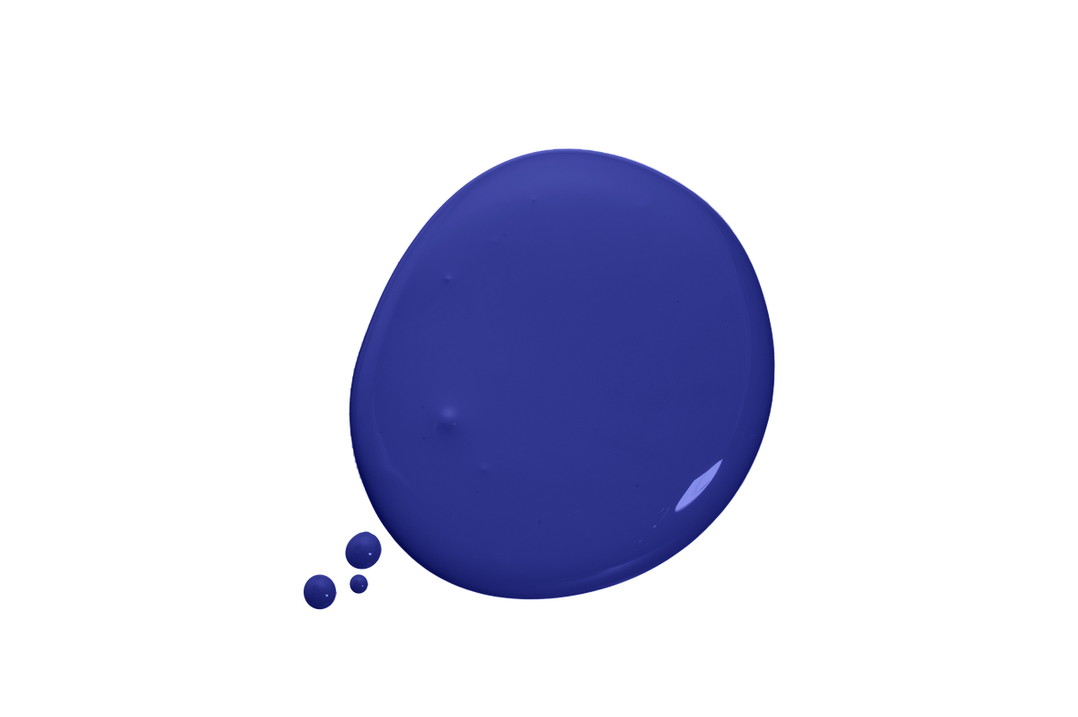 Blob of Raphael Blue paint