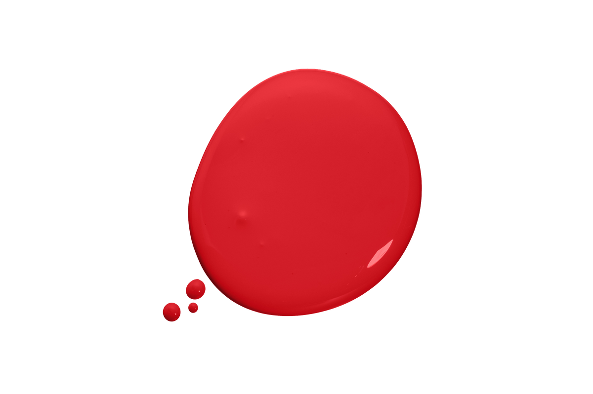 Blob of Valentine paint