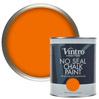 No Seal Chalk Paint Deep Saffron