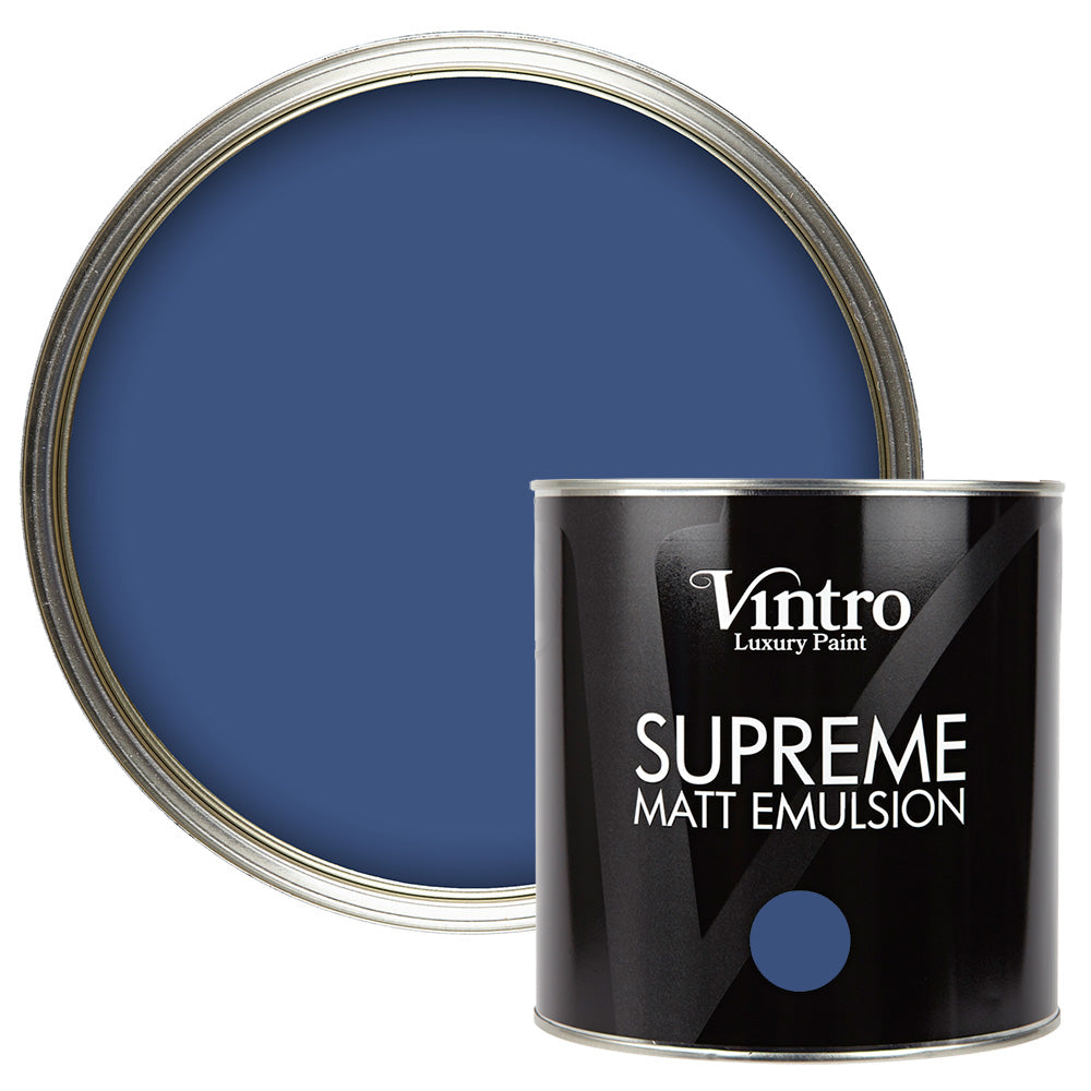 Matt Emulsion Paint Paris Blue