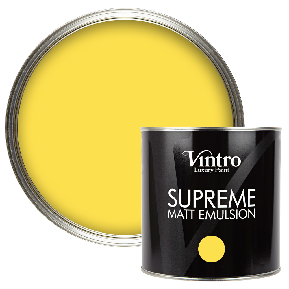 Matt Emulsion Paint Yellow Maiden