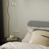 Yorkshire Stone bedroom with neutral accents